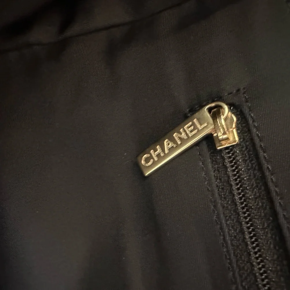 CHANEL Black Travel Line‎ Tote Bag Handbag